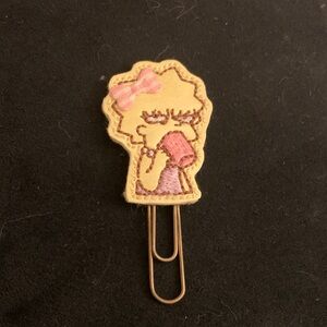 Cute Embroidered Character Paperclip
